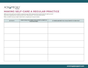 Making Self-Care a Regular Practice
